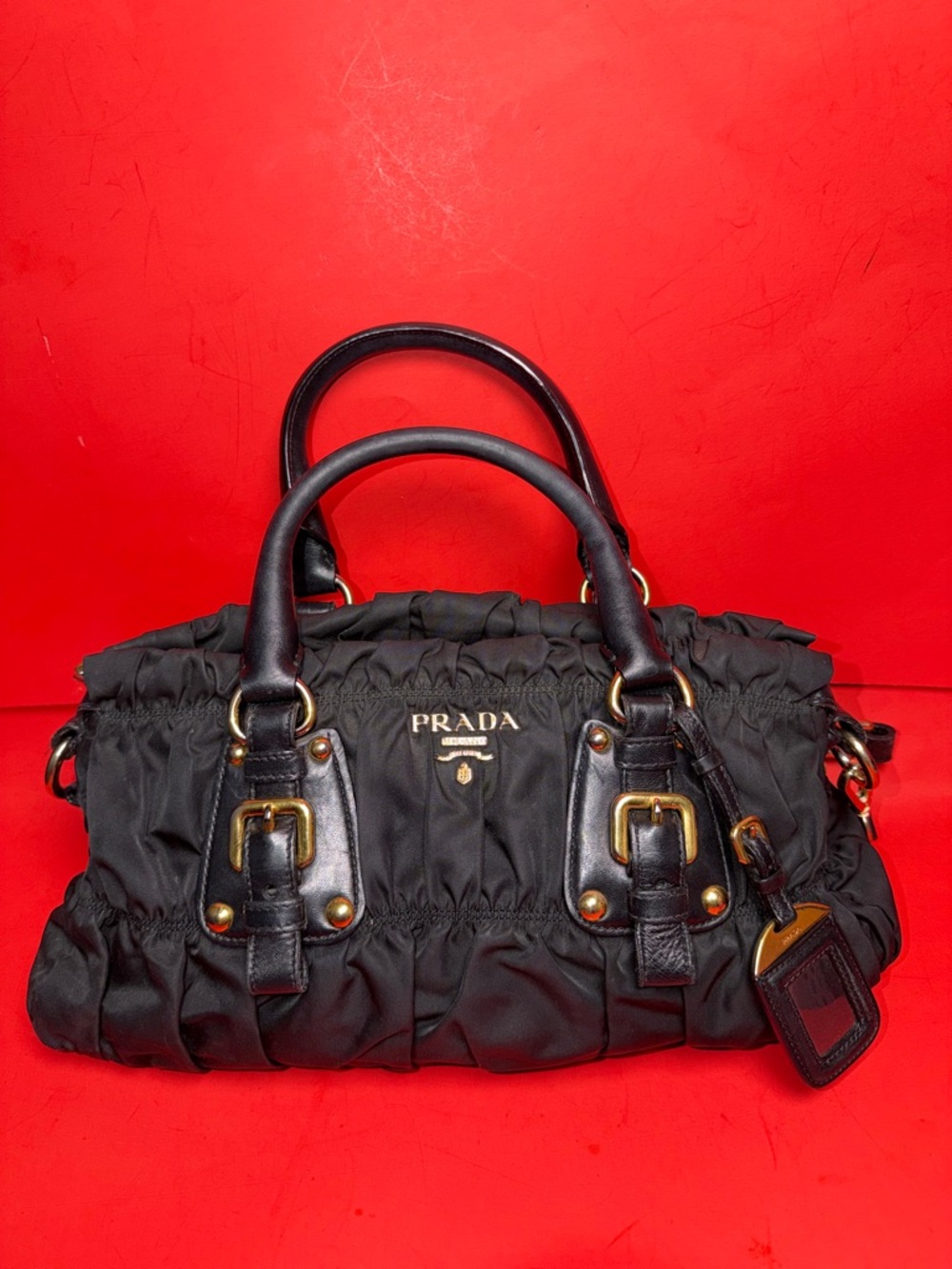 PRADA Tessuto Nylon Gaudre Bag